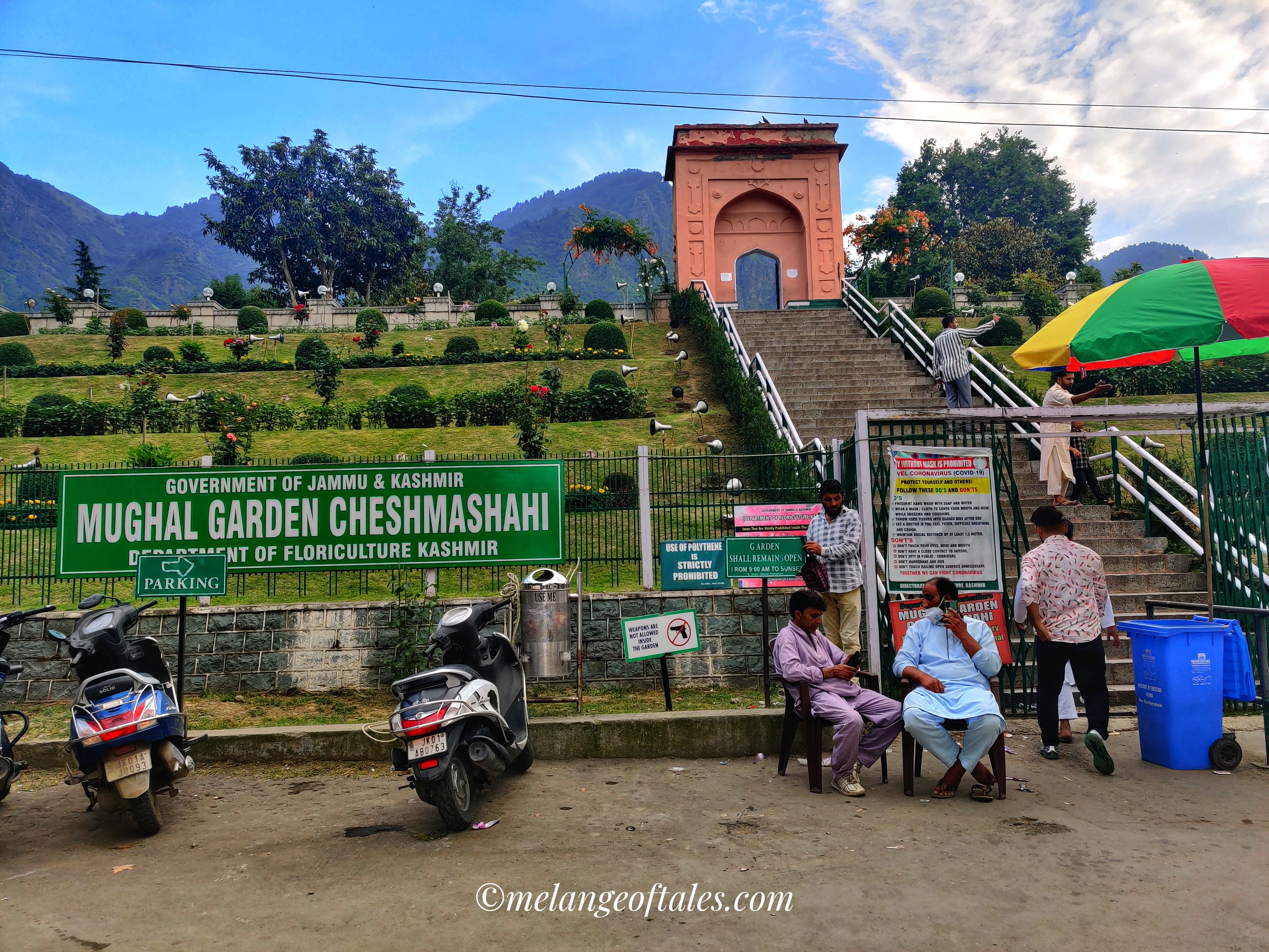 Chashme Shahi entrance