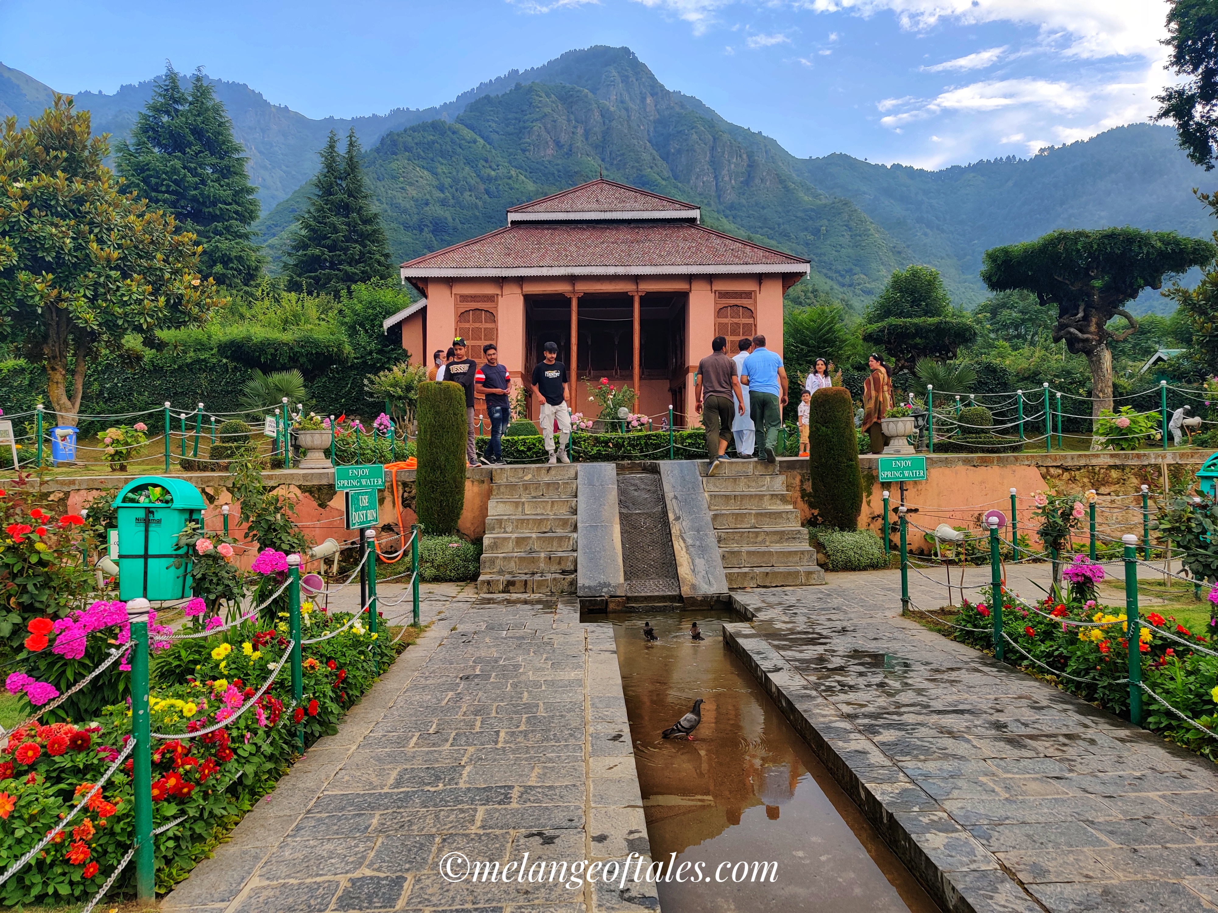 Spring water monument